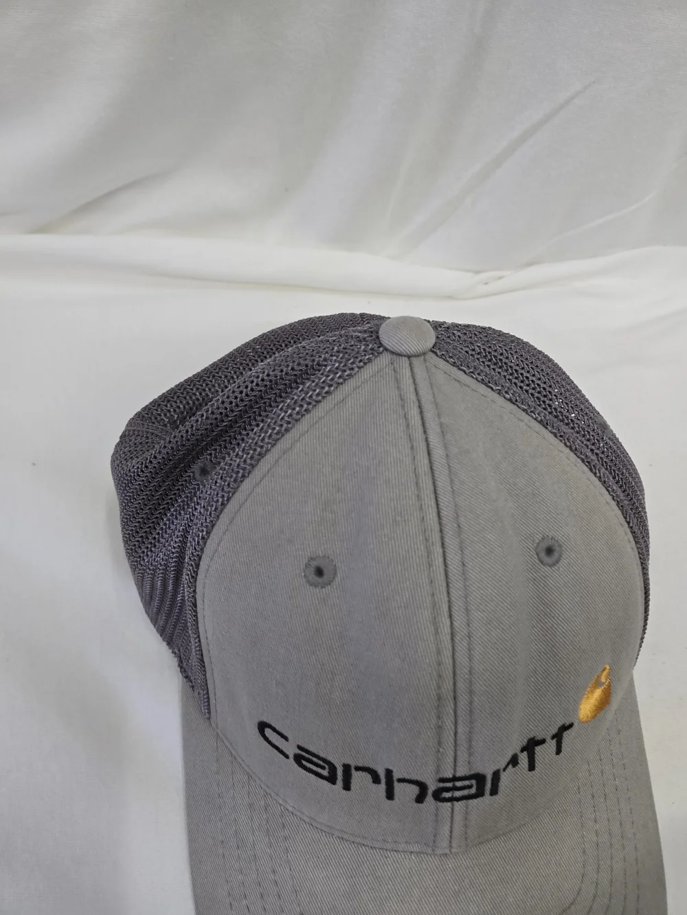 Carhartt Gray Mesh Back Logo Cap